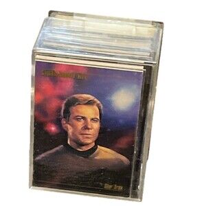 VINT 1993 SKYBOX STAR TREK MASTER SERIES 1 COMPLETE SET 90/90 CARDS